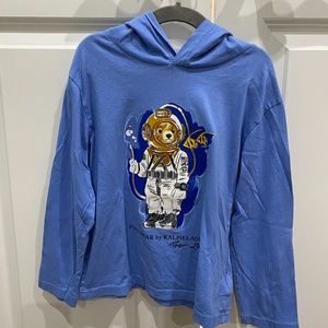 Polo boys’ teddy bear astronaut hoodie, size 6